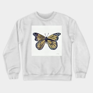 Gold Butterfly Crewneck Sweatshirt